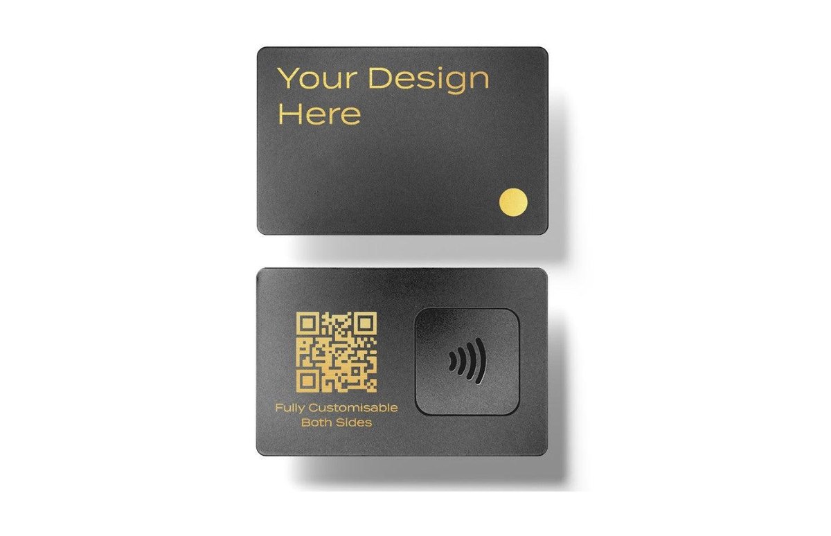 Full metal engraved business card